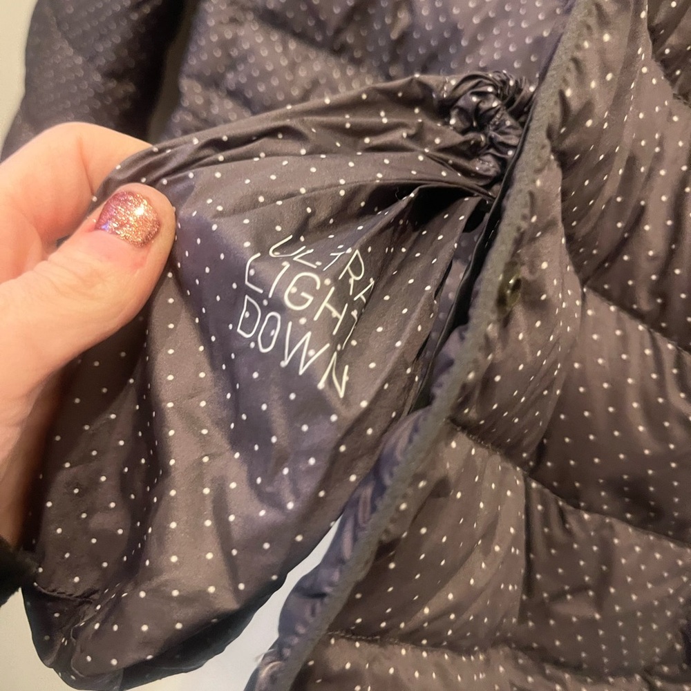 Unquilo down packable jacket puffer polka dot - image 3